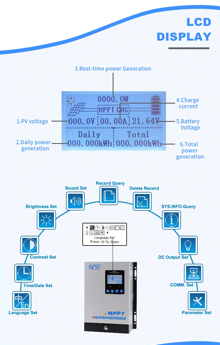 MPPT Hybrid Inverter Quality Gaurantee 30A Solar Charge Controller