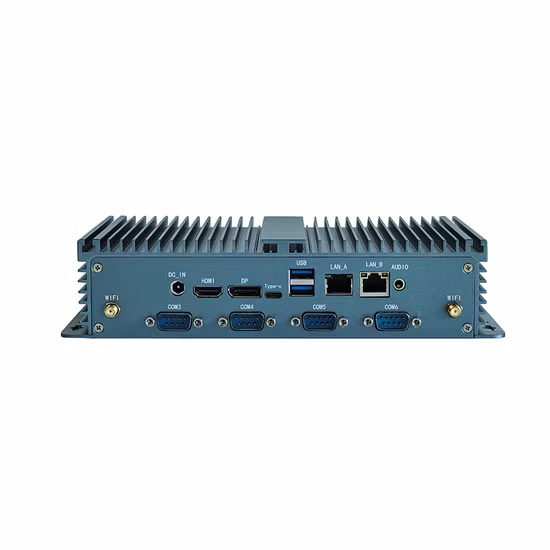 2026 Elsky Popular N95/N97/N100/N305 Fanless Industrial PC Full Enclosed DDR5 Type