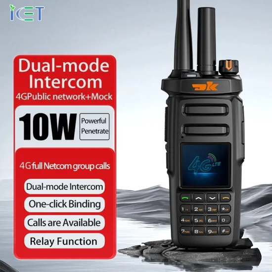 4G Dual Mode Walkie Talkie Public Network & Analog Two Way Radio Type