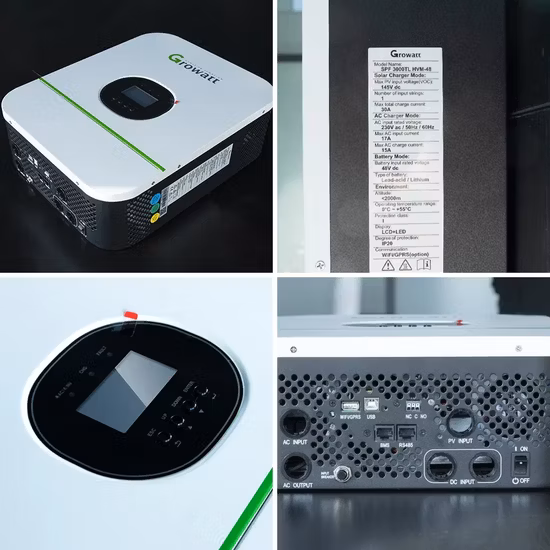 Growatt SPF 5000 Hybrid Solar Inverter 3000W 3KW 4KVA 5KW 8KW 10 KW 48V 3 Phase Pure Sine Inverters