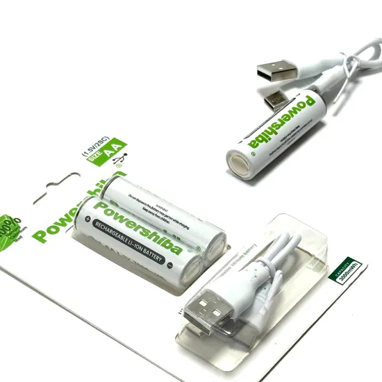 1.5V Battery Type C Lithium USB Rechargeable AA Battery 